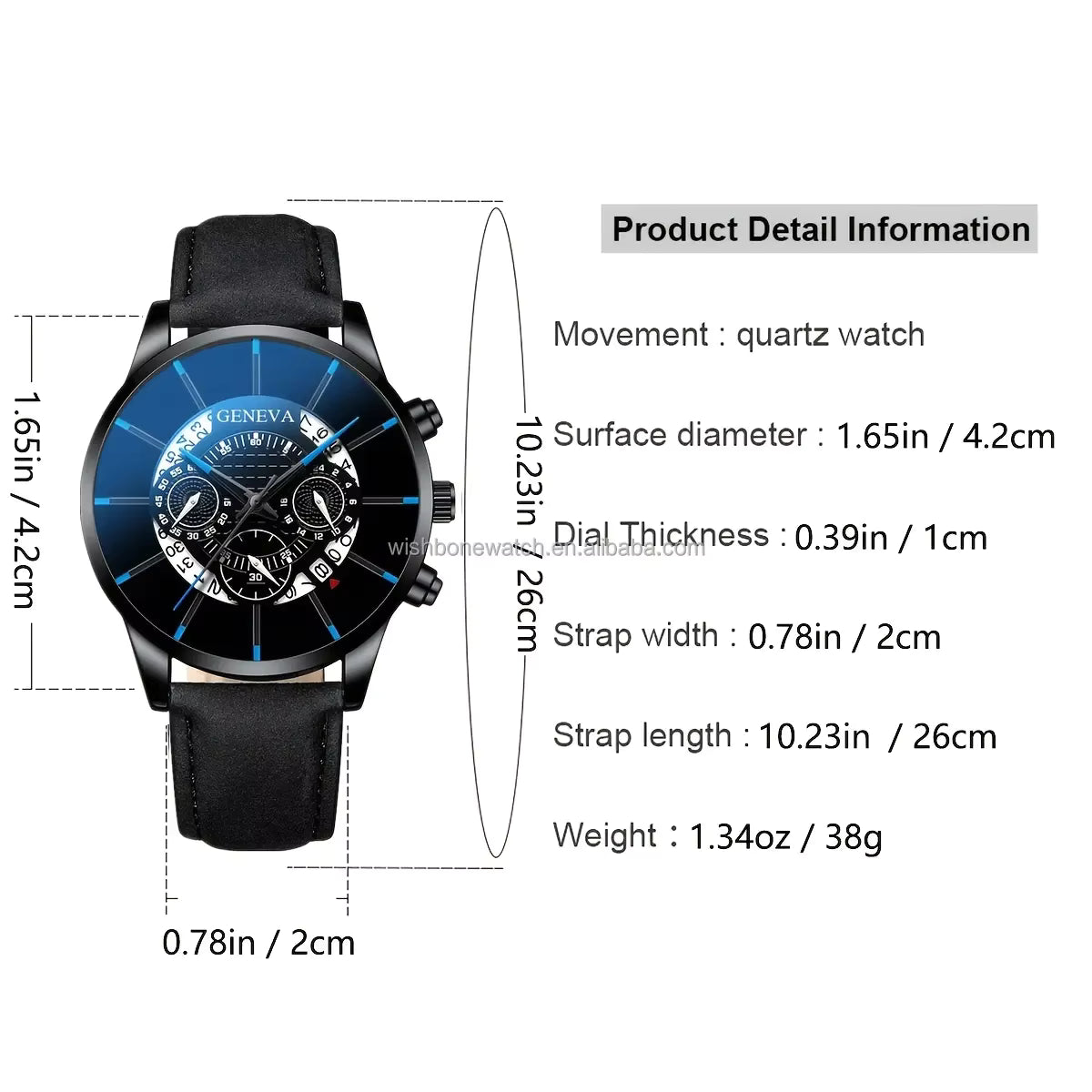 Men Handsome Travel Quartz Watch