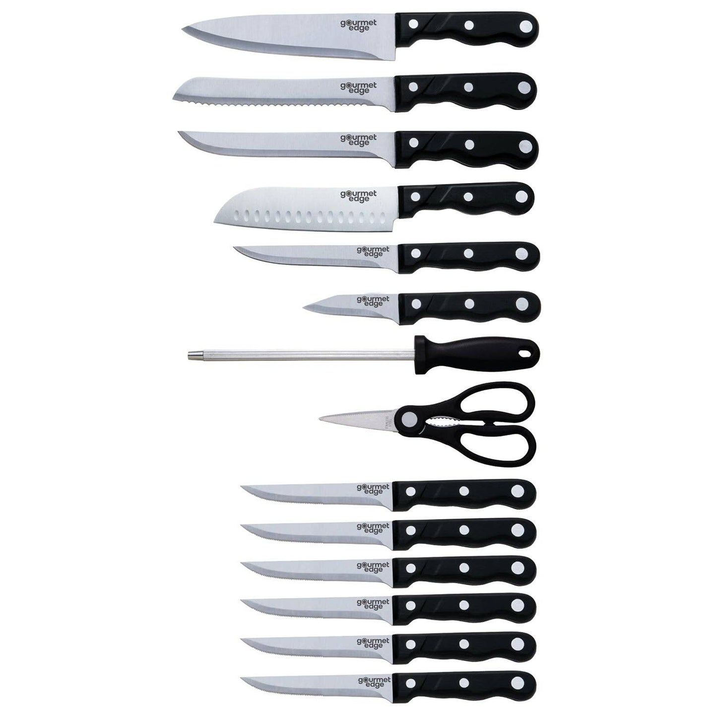 Gourmet Edge - 15 Piece Knife Set #70-8015