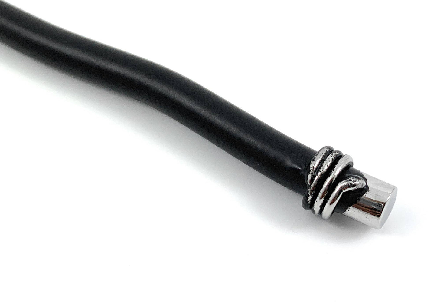 Cake Server, Knife and Cake Forks Set (Black, Twisted Handle